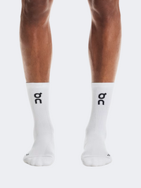 On Core High 2 Pack Unisex Running Sock White