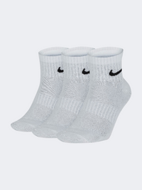Nike Everyday Lightweight Ankle 3 Pack Unisex Lifestyle Sock White/Black
