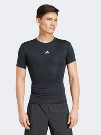 Adidas تيشيرت تدريب رجالي Techfit أسود