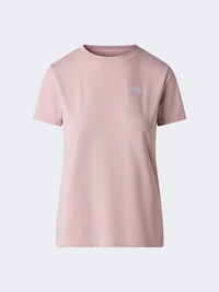 The North Face Evolution Simple Dome Women Lifestyle T-Shirt Metal Pink