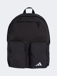 Adidas أساسيات العودة إلى الحرم الجامعي حقيبة ظهر تدريب للجنسين أسود/أبيض