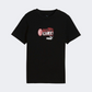 Puma Ac Milan Boys Football T-Shirt Black