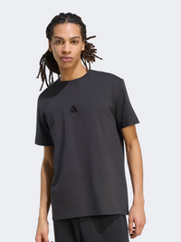 Adidas Kit Small Logo Men Tshirt Sportswear Black