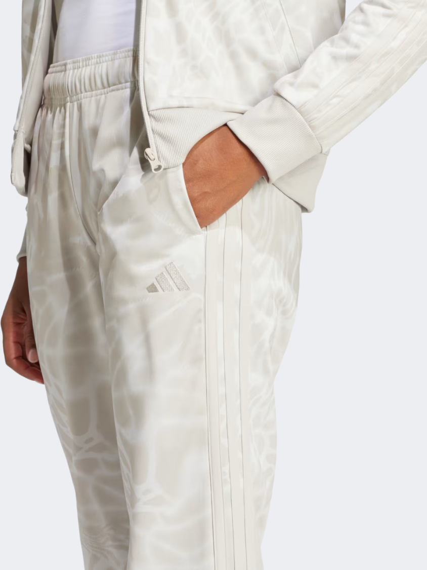 Adidas Essential Stripes Women Sportswear Tracksuit Multicolor/Beige