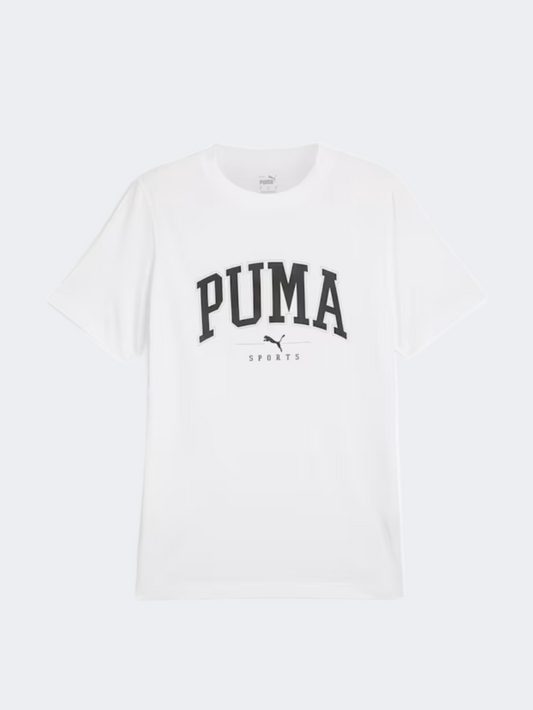 Puma Squad Men Lifestyle T-Shirt White
