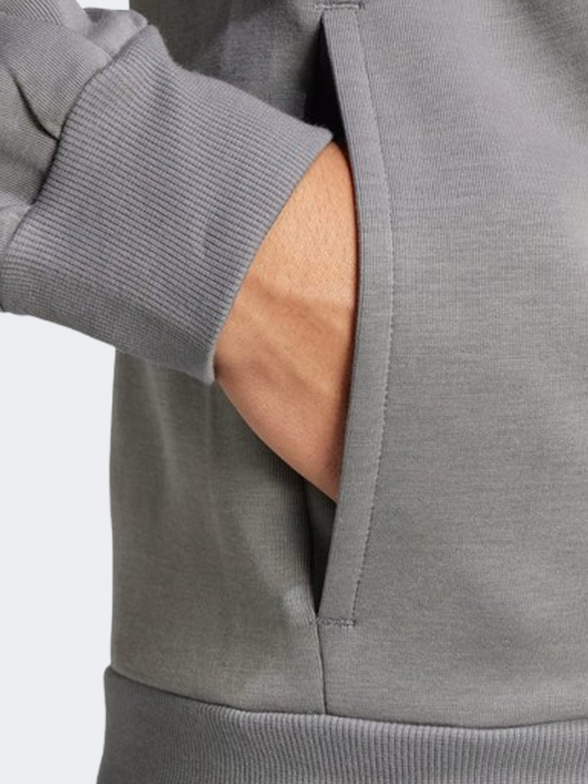 Adidas Future Icons 3 Stripes Men sportswear Hoody Grey Four