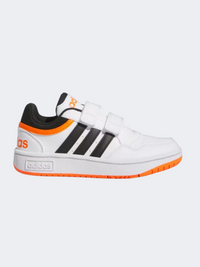 Adidas هوبس 3 Ps أحذية رياضية أولاد أبيض/أسود