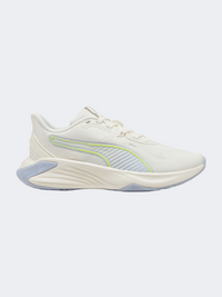 حذاء تدريب نسائي Puma Pwr Hybrid أبيض/أصفر