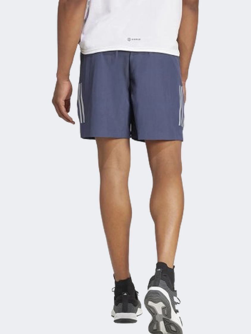 Adidas Gym Plus 3 Stripes Woven Men Training Short Shadow Navy/Silver