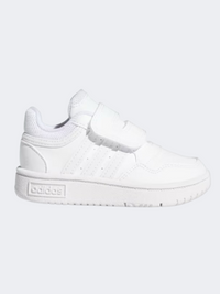 Adidas هوبس 3 أحذية رياضية للأطفال الرضع أبيض للجنسين