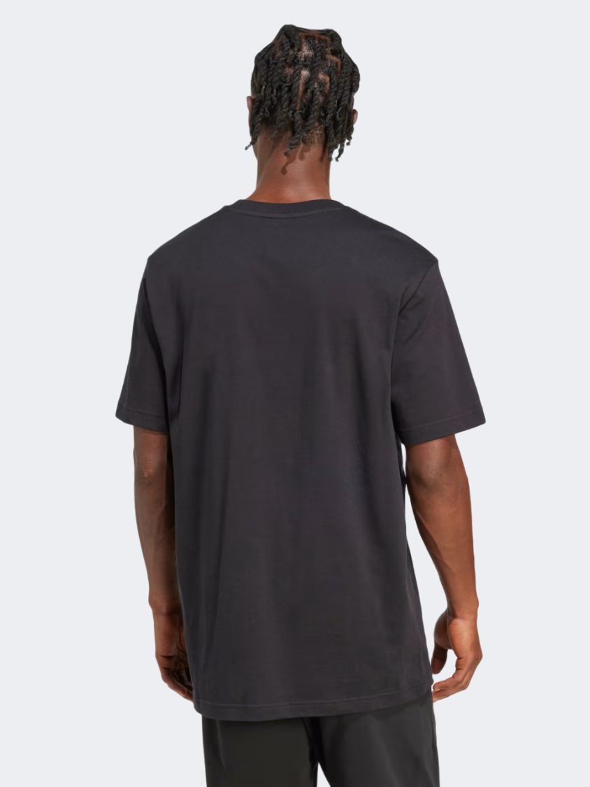 Adidas Retro Futurism Graphic Men Sportswear T-Shirt Black