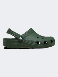 صندل Crocs كلاسيك للجنسين للحياة اليومية بلون أخضر حقل