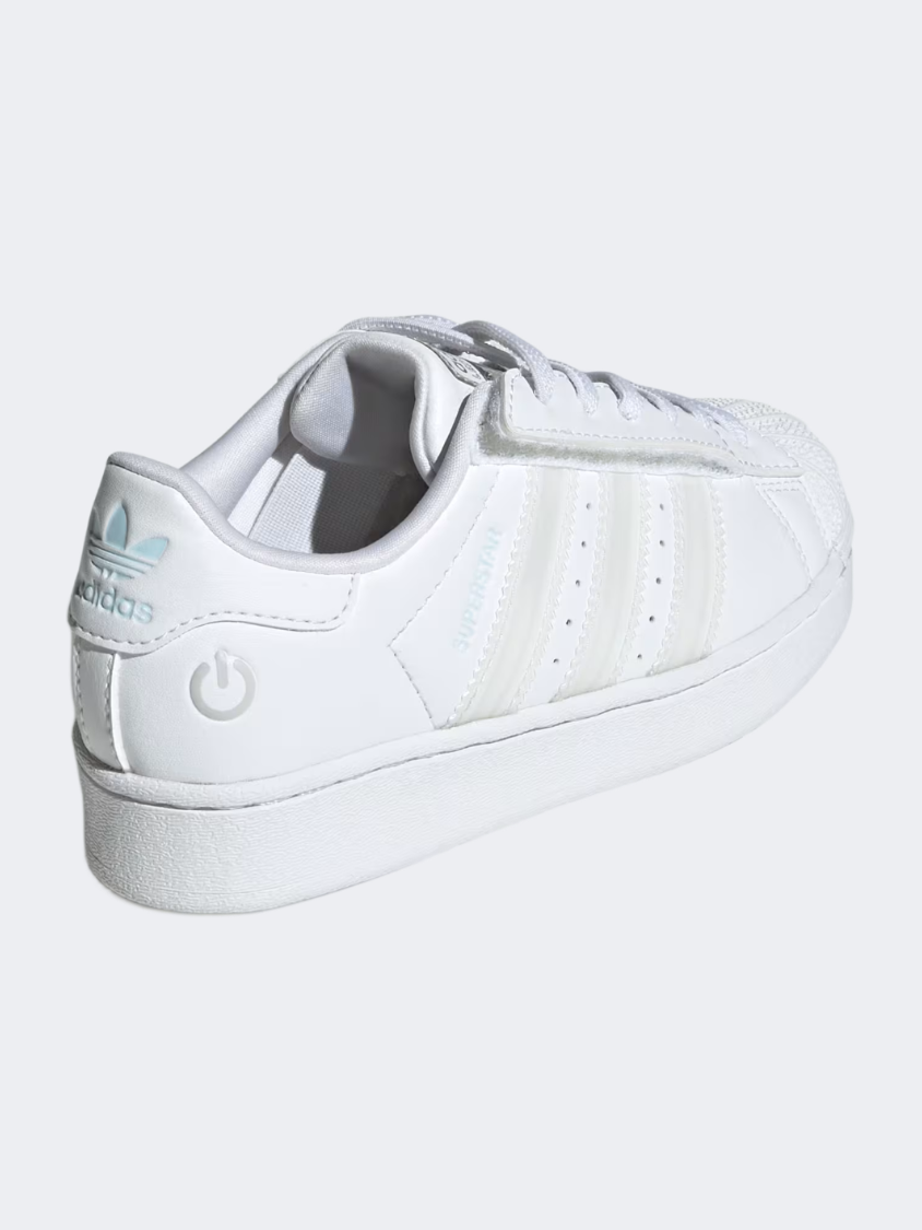 Adidas Superstar Led Lights Ps-Girls Original Shoes Cloud White