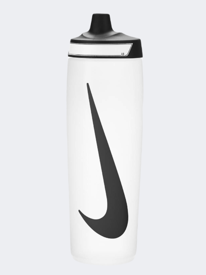 Nike Refuel 18 Oz Unisex Training Water Bottle Natural/Black