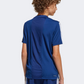 Adidas Train Essentials 3-Stripes Kids-Boys Sportswear T-Shirt Dark Blue/White