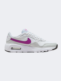 حذاء لايف ستايل نسائي Nike Air Max Sc أبيض/غبار/فوشيا