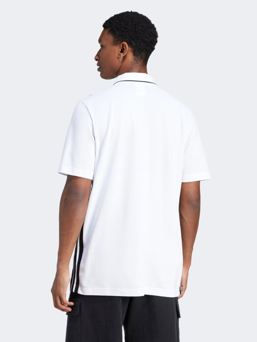 Adidas Essentials 3-Stripes Piqu&#233; Men Sportswear Polo Short Sleeve White/Black
