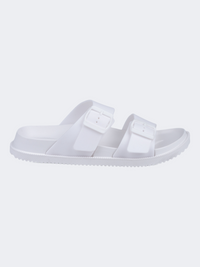 Oil & Gaz Comfortable Women Lifestyle Slide White