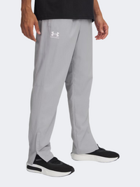جاكيت لايف ستايل رجالي من Under Armour ريفال ووفن ويندبريكر - رمادي مود/أبيض