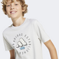 Adidas Fun Graphic Kids-Boys Sportswear T-Shirt Grey