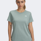 Under Armour Tech Ssc Women Training T-Shirt Silica Green/White