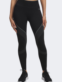 بنطال تدريب نسائي Vanish Seamless من Under Armour باللون الأسود/الرمادي الفولاذي