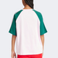 Adidas Blocked Oversize Women Original T-Shirt Clear Pink/Green