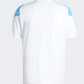 Adidas Messi Men Football T-Shirt White/Blue Burst