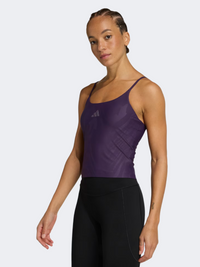 Adidas Aop Optime Women Training Tank Aurora Plum