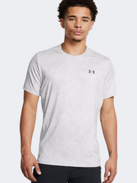 تيشيرت تدريب رجالي Under Armour Vanish Elite Vent Printed رمادي هالو/أسود