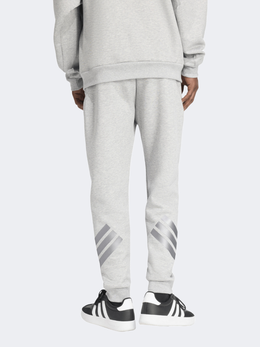 Adidas Future Icons 3-Stripes Men Sportswear Pant Grey Heather