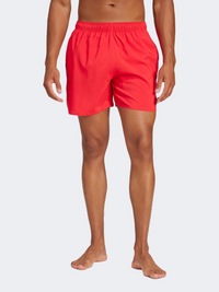 Adidas Solid Clx Short-Length Men Swim Swim Short Pure Ruby/Black