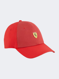 قبعة بيسبول Puma Scuderia Ferrari Race للرجال للحياة اليومية بلون Rosso Corsa