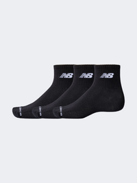 New Balance Everyday Lightweight Ankle 3 Pack جوارب لايف ستايل للجنسين أسود