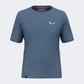 Salewa Pedroc Dry Hybrid Men Hiking T-Shirt Java Blue