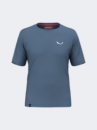 تيشيرت هايكنج رجالي Salewa Pedroc Dry Hybrid جافا أزرق