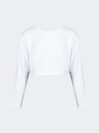 Oil & Gaz Criss-Cross Kids-Girls Lifestyle Crop Top White
