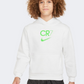 Nike Cr7 Club Boys Football Hoody White/Green Strike