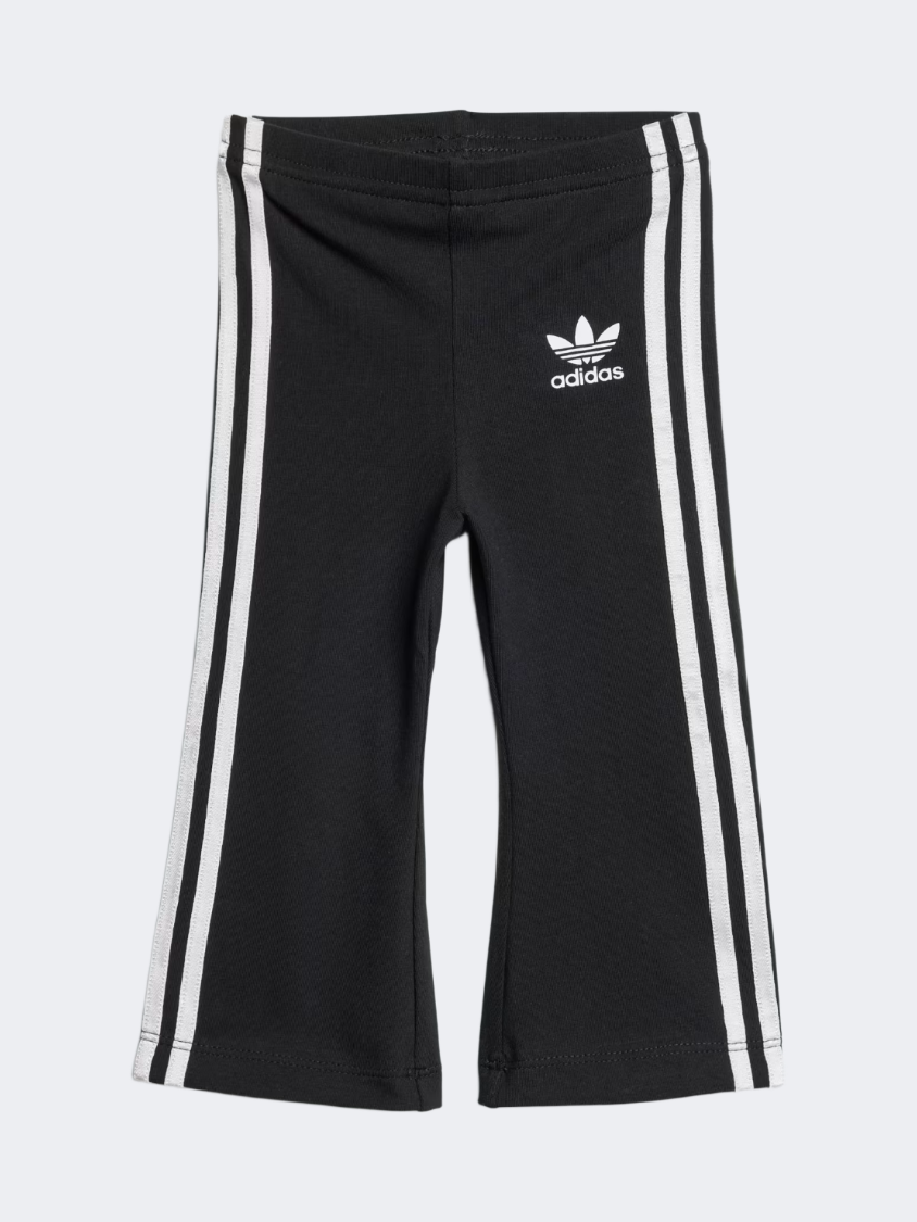 Adidas Loose Crew Flared Leggings Baby-Girls Originals Set Black