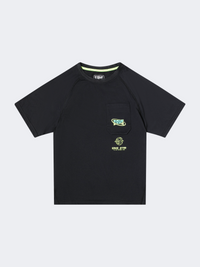 إيركي تي شيرت أسود للأطفال - أولاد للأنماط الحياتية