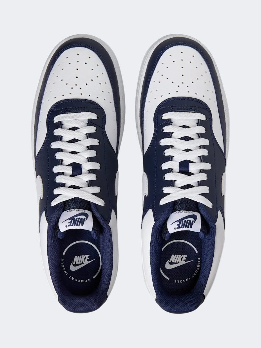 Nike Court Vision Low Men Lifestyle Shoes Navy/White