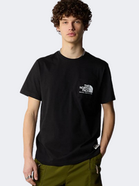 The North Face تيشيرت رجالي كاجوال بجيب بيركلي كاليفورنيا أسود