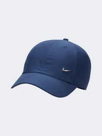 Nike دي إف كلوب كاب للجنسين لايف ستايل كحلي/فضي معدني
