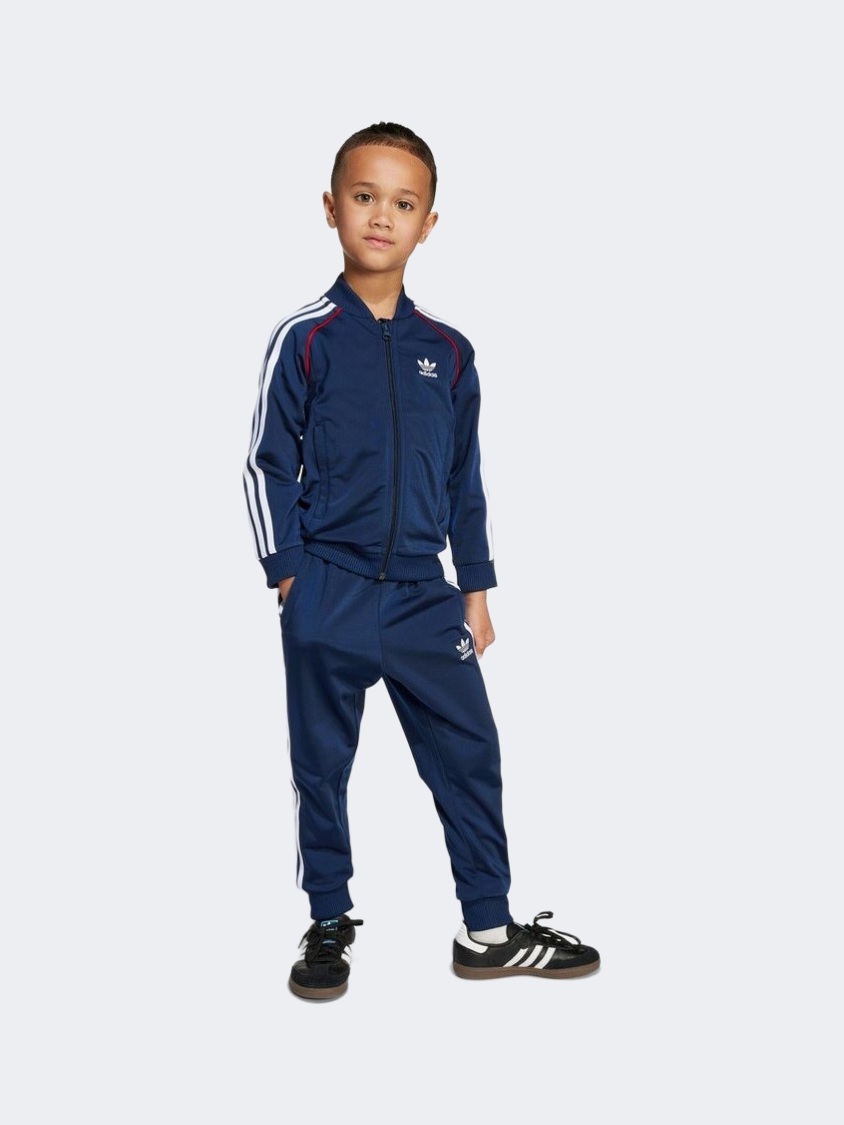 Adidas Adicolor Sst Little-Boys Originals Tracksuit Night Indigo