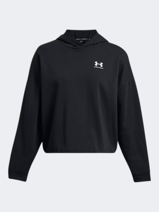 Under Armour Rival Terry Women Lifestyle Hoody Black/White