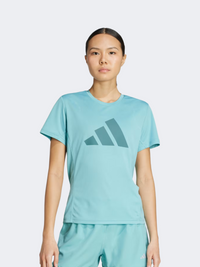 Adidas Run It Women Running T-Shirt Mint Tone
