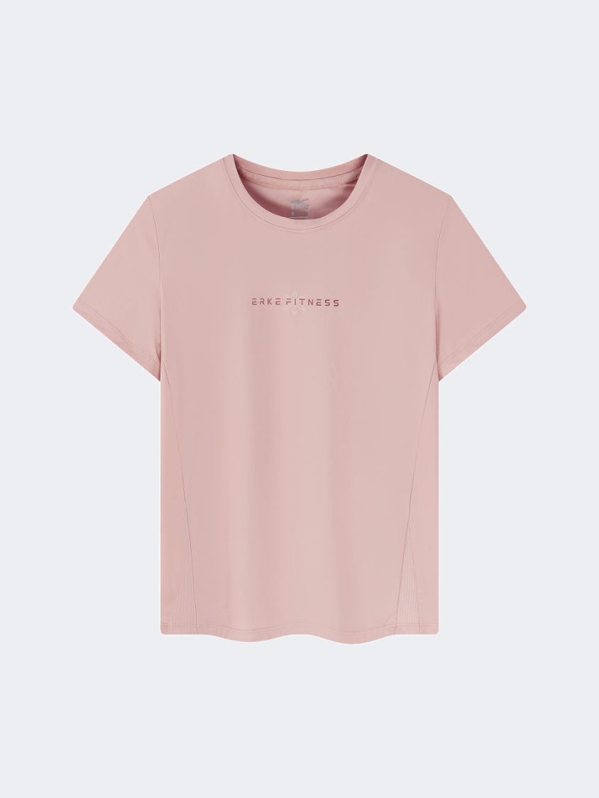 قميص تدريب نسائي Erke كريمي وردي