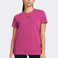 Under Armour Essential Rival Core Women Lifestyle T-Shirt Astro Pink/Black