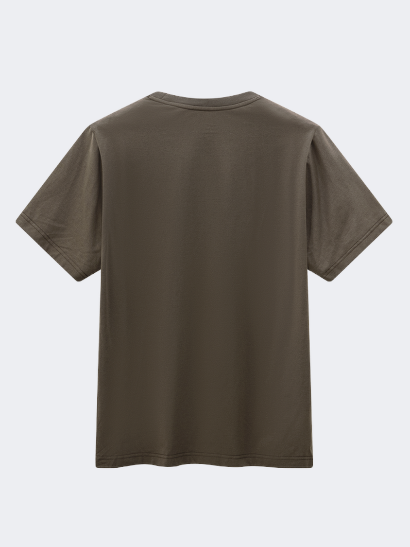Erke Crew Men Lifestyle T-Shirt Dark Brown