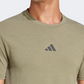Adidas D4T Worlout Men Training T-Shirt Olive Strata
